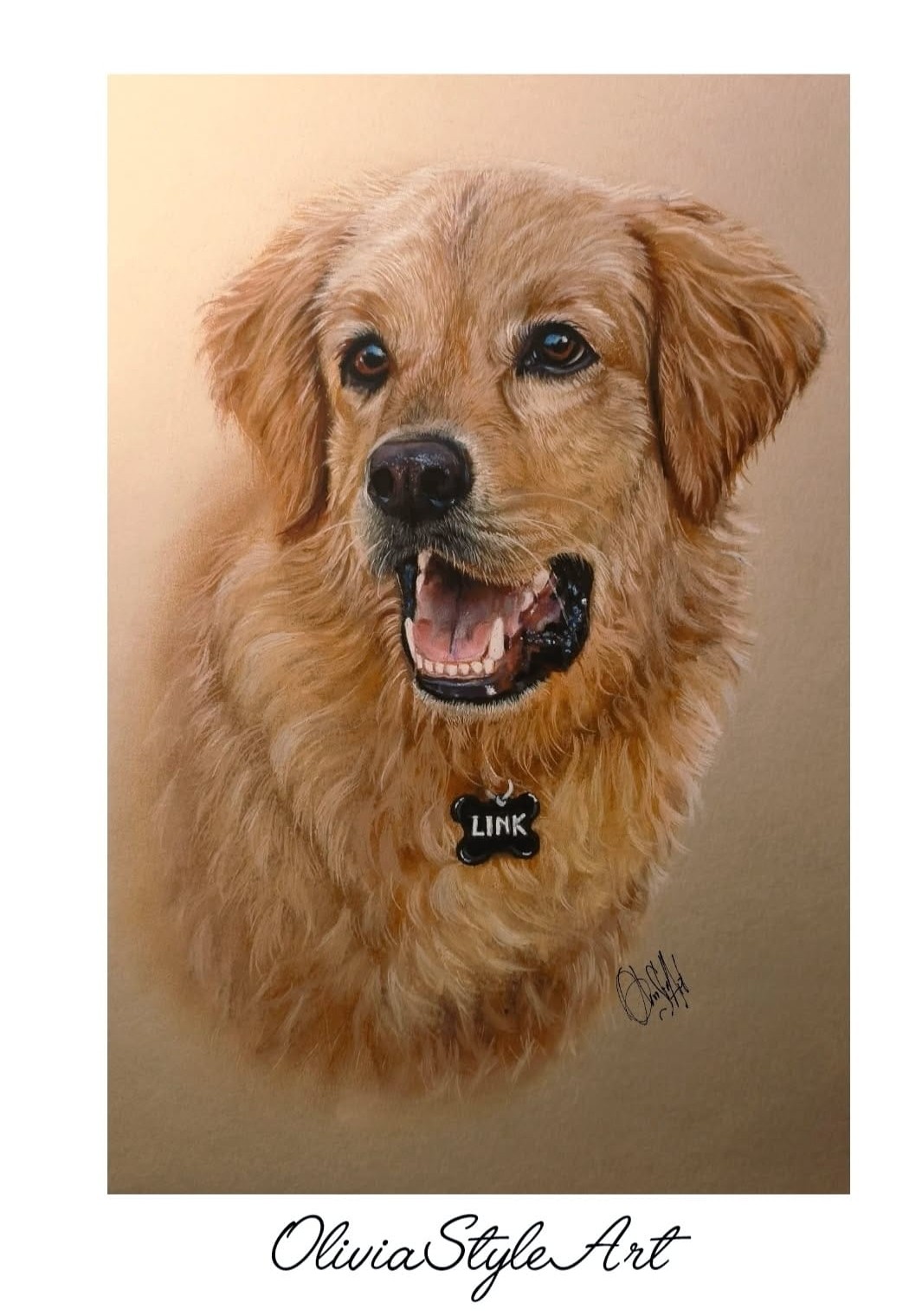 Portrait Golden Retriever 